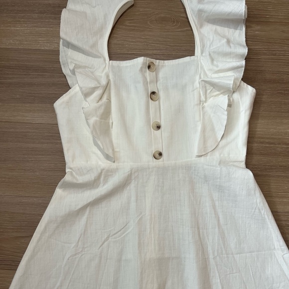 White Summer Dress - Picture 2 of 8